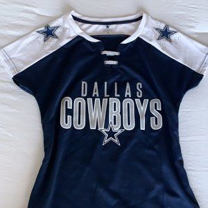 Dallas Cowboys Womens Lace Up Shirt
